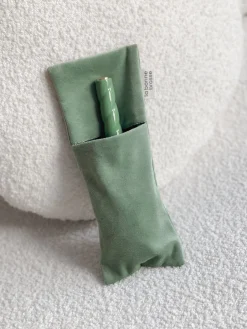 La Bonne Brosse Our Pouches*Large Hair Brush’ Pouch Almond Green
