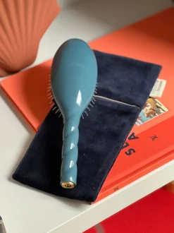 La Bonne Brosse Our Pouches*‘Large Hair Brush’ Pouch Blue