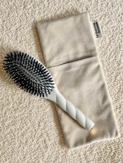 La Bonne Brosse Our Pouches*‘Large Hair Brush’ Pouch Creamy White