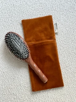 La Bonne Brosse Our Pouches*‘Large Hair Brush’ Pouch Terracotta