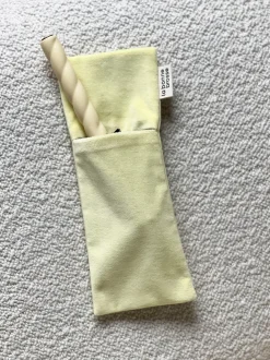 La Bonne Brosse Our Pouches|Our Cair Ritual*N.05 Hair Brush’ Round Pouch Ivory Cair