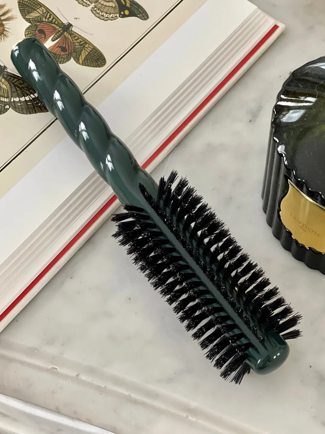 La Bonne Brosse Our Round Styling Hair Brushes*N.05 The Round Hair Brush VOLUME & STYLE Emerald Green