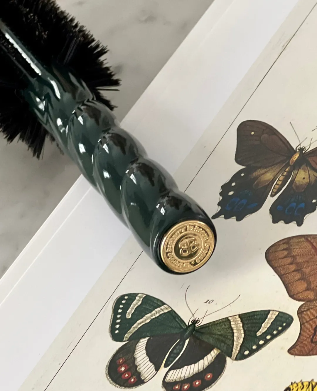 La Bonne Brosse Our Round Styling Hair Brushes*N.05 The Round Hair Brush VOLUME & STYLE Emerald Green