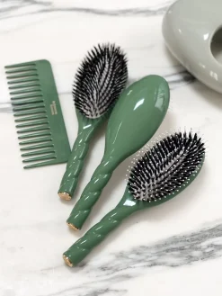 La Bonne Brosse Our Hair Brushes*N.01 The Shine & Care Hair Brush THE UNIVERSAL Almond Green