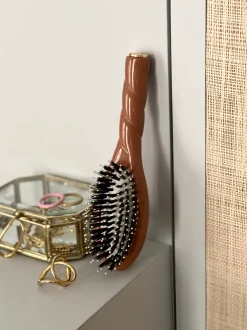La Bonne Brosse Our Hair Brushes|Our Small Brushes*N.03 The Small Gentle Scalp Care Hair Brush THE ESSENTIAL SOFTNESS Terracotta