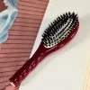 La Bonne Brosse Our Hair Brushes|Our Small Brushes*N.03 The Small Gentle Scalp Care Hair Brush THE ESSENTIAL SOFTNESS Cherry Red