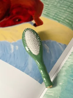 La Bonne Brosse Our Hair Brushes|Our Small Brushes*N.04 The Small Massaging Detangling Hair Brush THE MIRACLE Almond Green