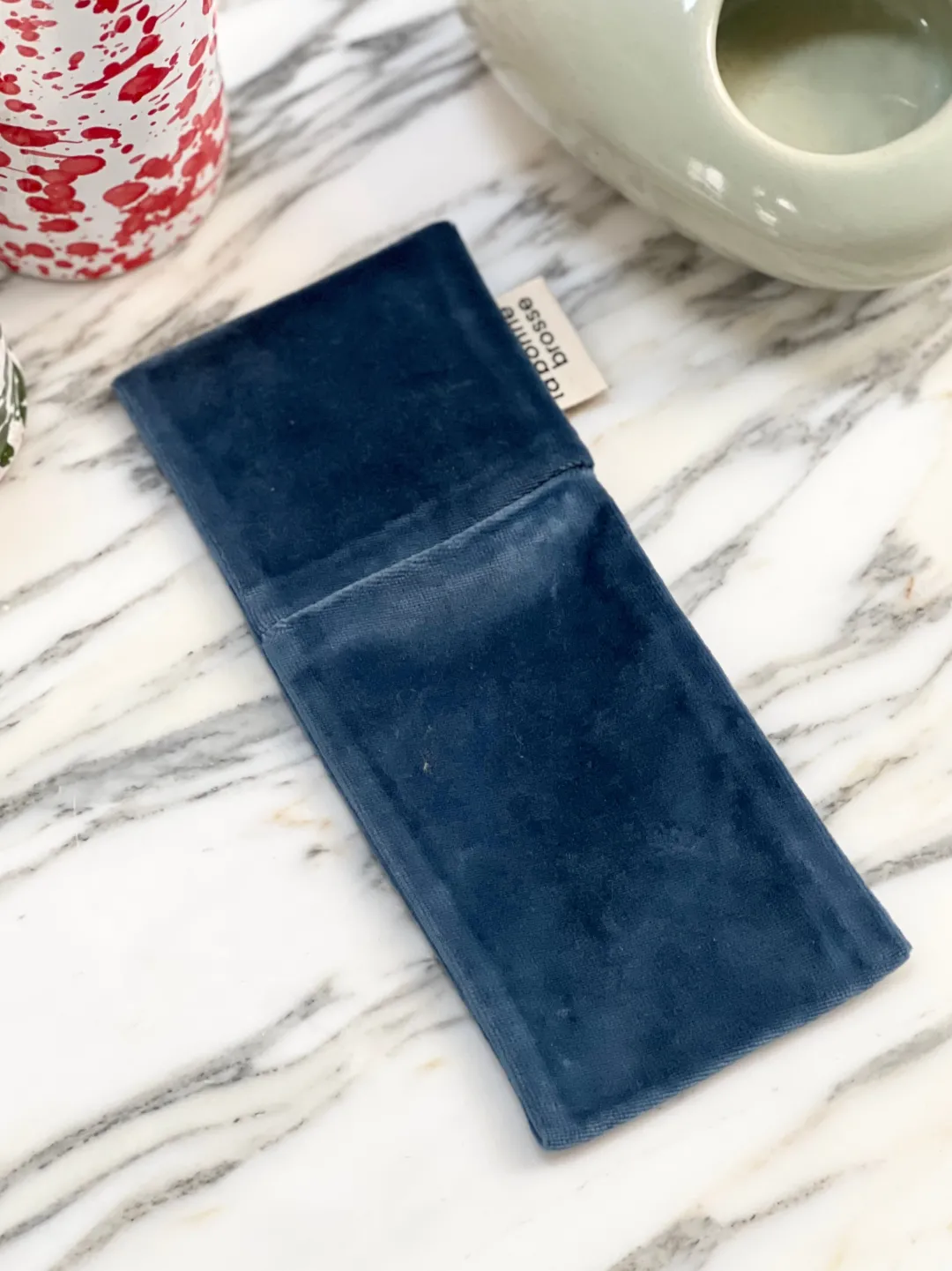 La Bonne Brosse Our Pouches*‘Small Hair Brush’ Pouch Light Blue