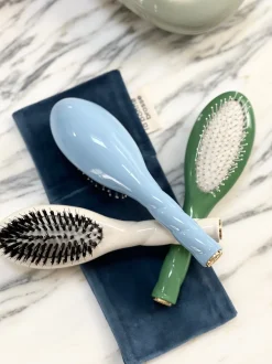La Bonne Brosse Our Pouches*‘Small Hair Brush’ Pouch Light Blue