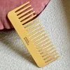 La Bonne Brosse Our Detangling Combs*The Large Detangling Comb in Acetate Saffron Yellow